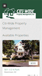 Mobile Screenshot of citiwideproperty.com